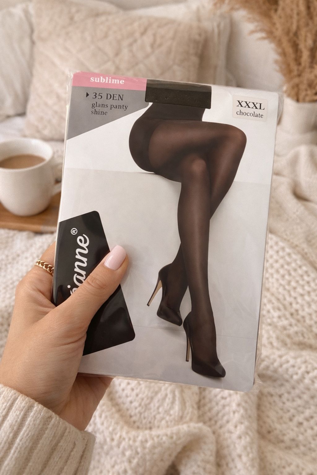 Marianne 35 denier panty donkerbruin