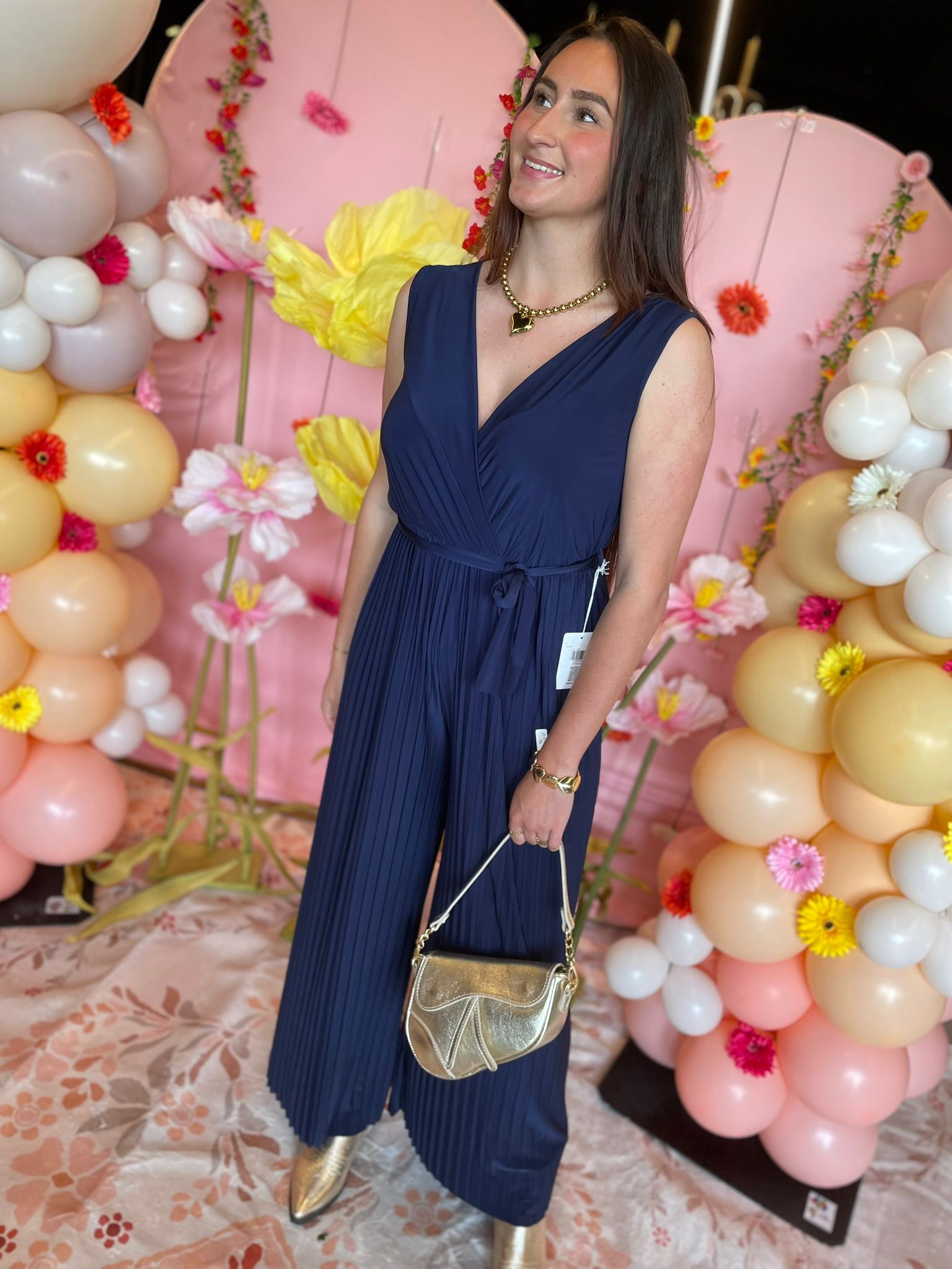 Jumpsuit donkerblauw