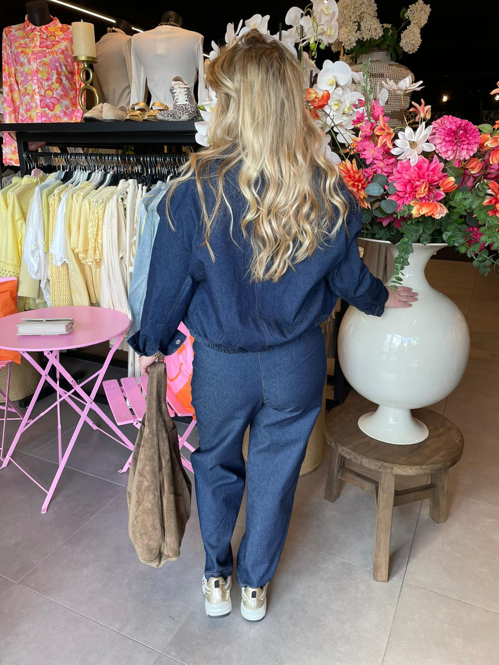 Spijkerpak Vaya blouse