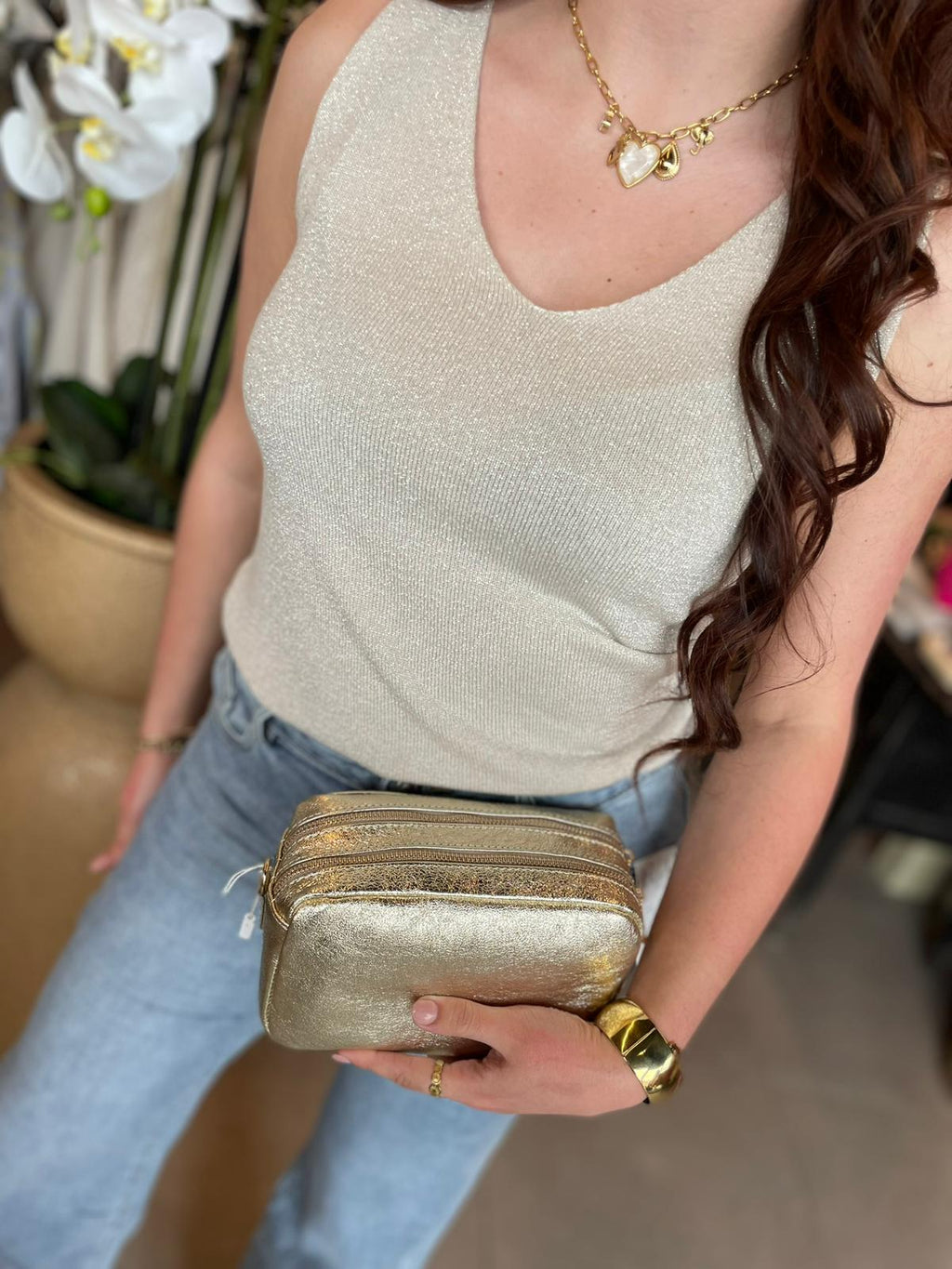 Top Triple Nine beige Selma