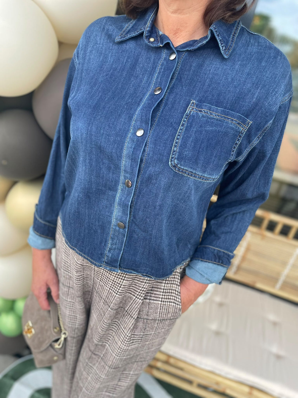 Spijkerblouse Senna