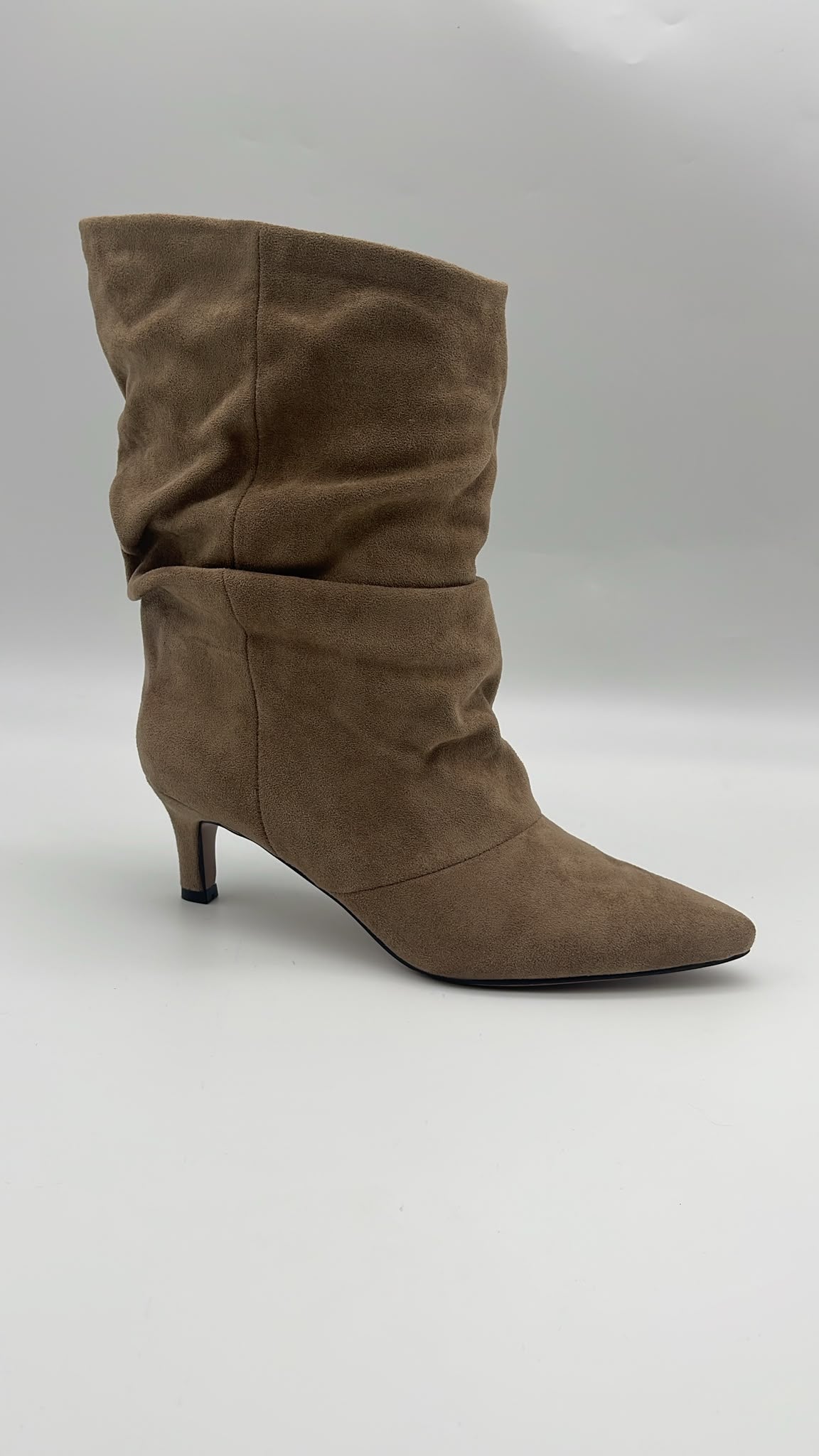 Laars Jaimy suedinelook taupe (NIEUWE VARIANT)