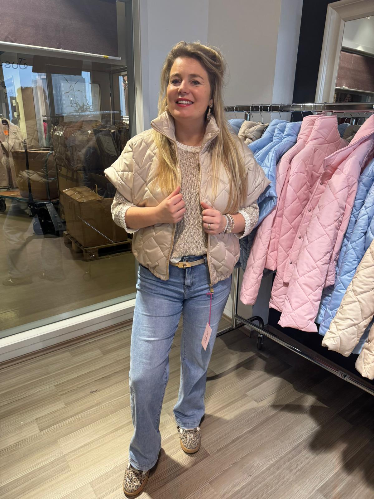 Bodywarmer Lizzy beige