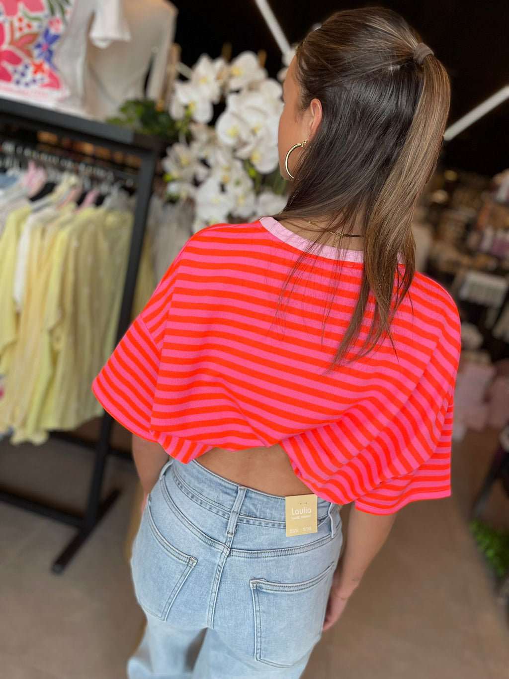 Shirt Oui Oui - lila, roze, blauw