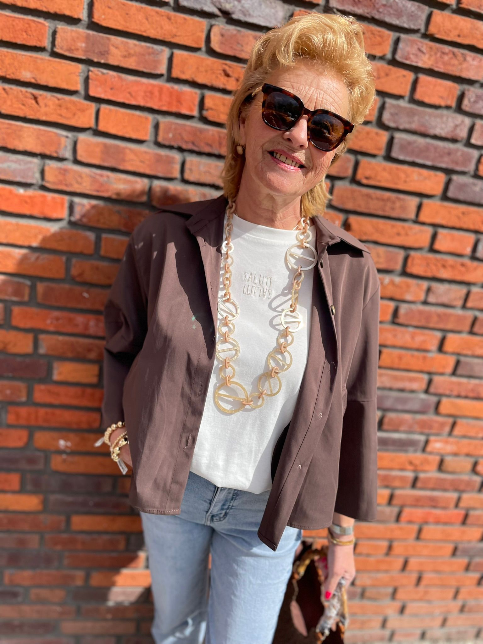 Trenchcoat Sophie bruin