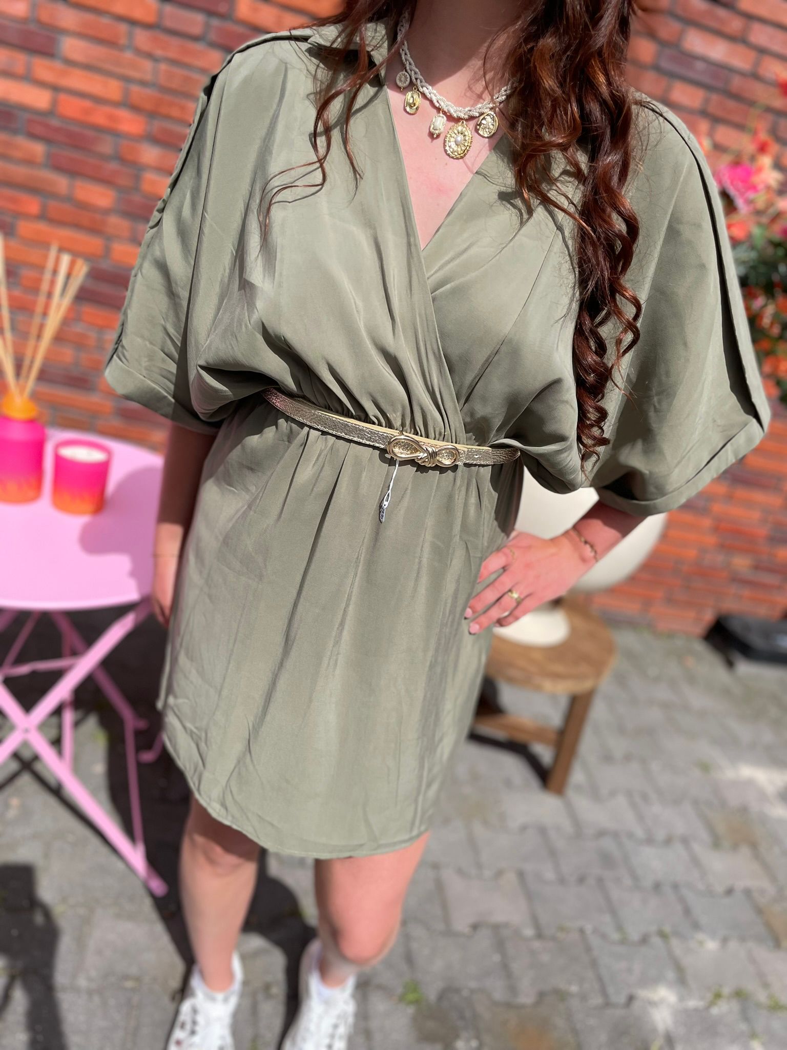 Jurk Guusje groen