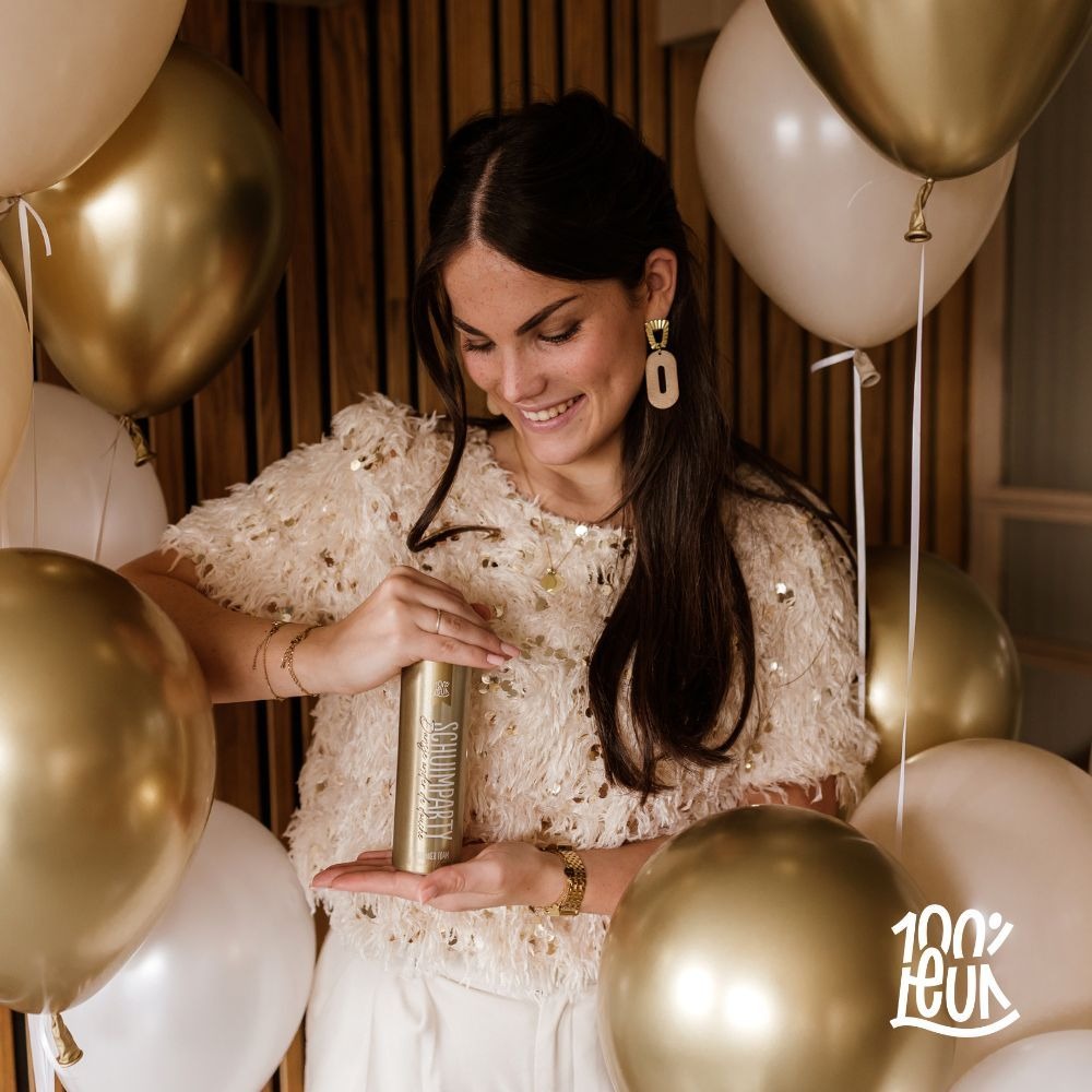 100% leuk shower foam-schuimparty