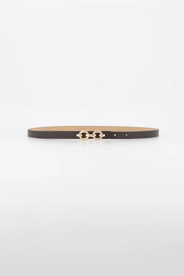 Bella riem donkerbruin