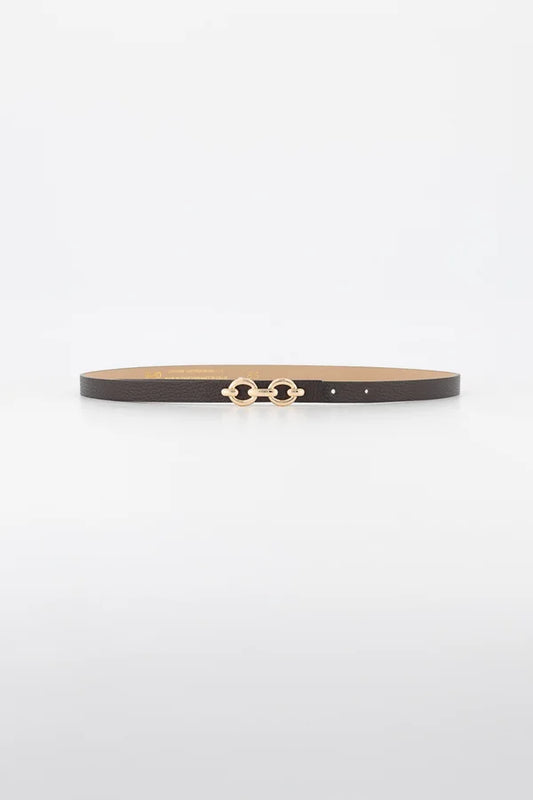 Bella riem donkerbruin