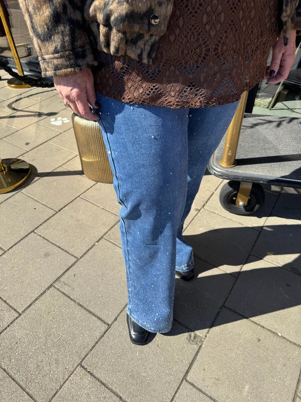 Jeans glitter H965-3