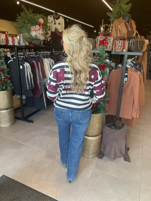 New york trui gestreept