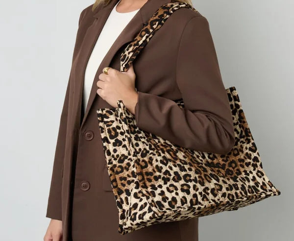Tote luipaard tas