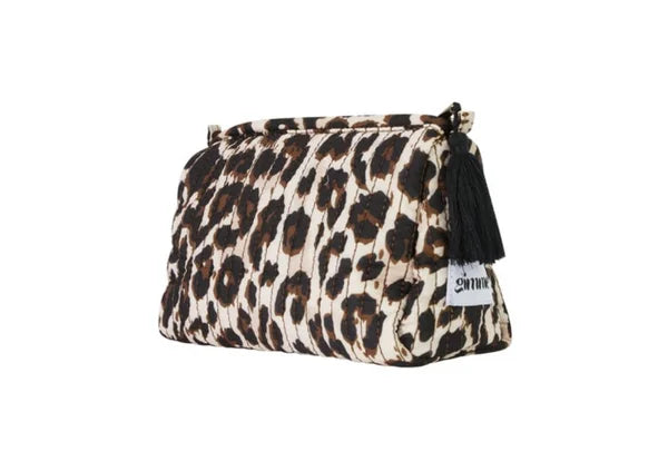 Toilettasje luipaardprint groot