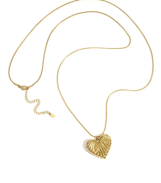 Lange ketting hart
