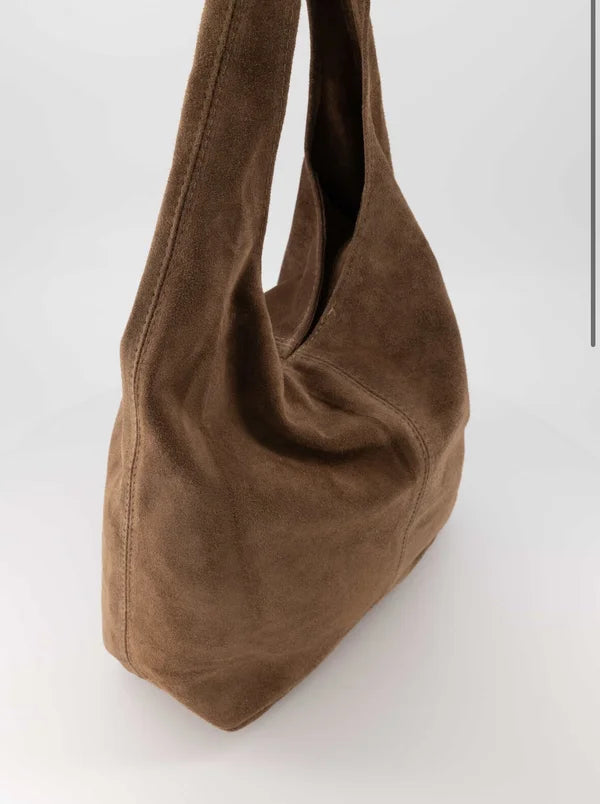 Lore schoudertas taupe