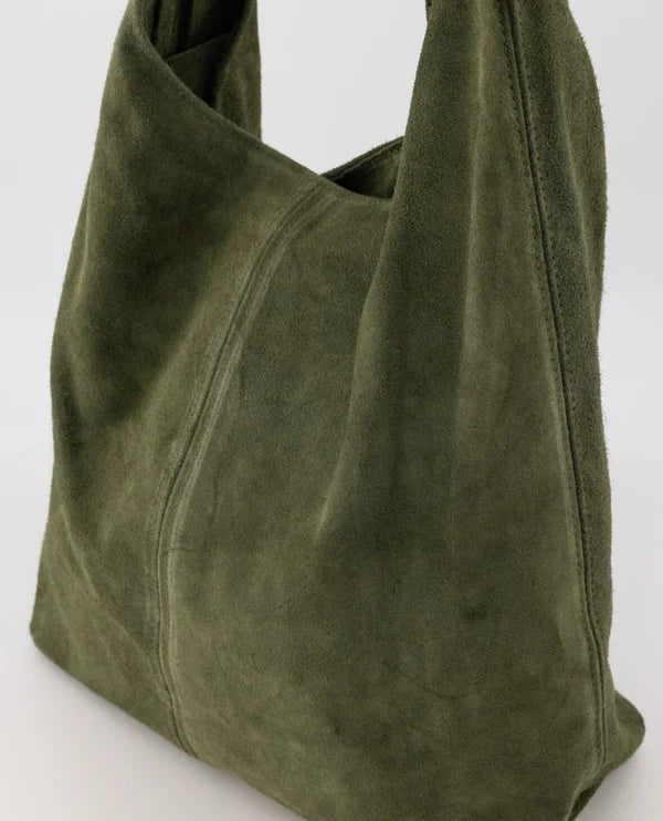 Lore schoudertas olijf groen