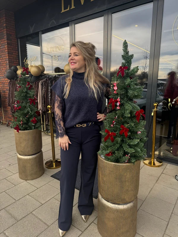 Trui megan donkerblauw