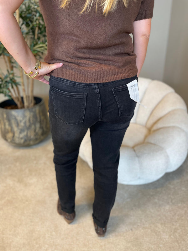 Mom Jeans Dena zwart HM6220-1