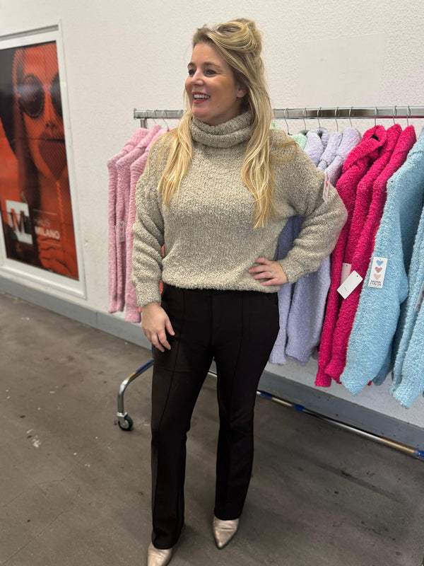 Kol trui Marit beige