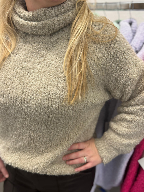 Kol trui Marit beige