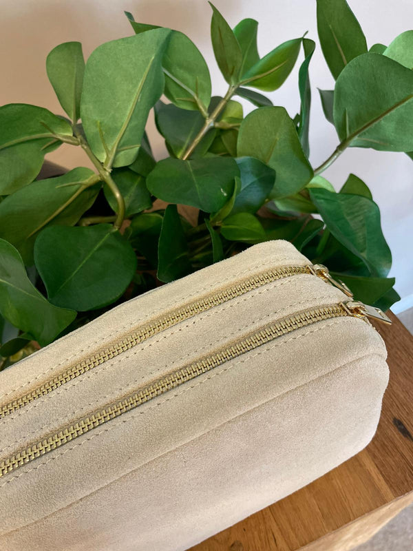 Tas Fay suède beige