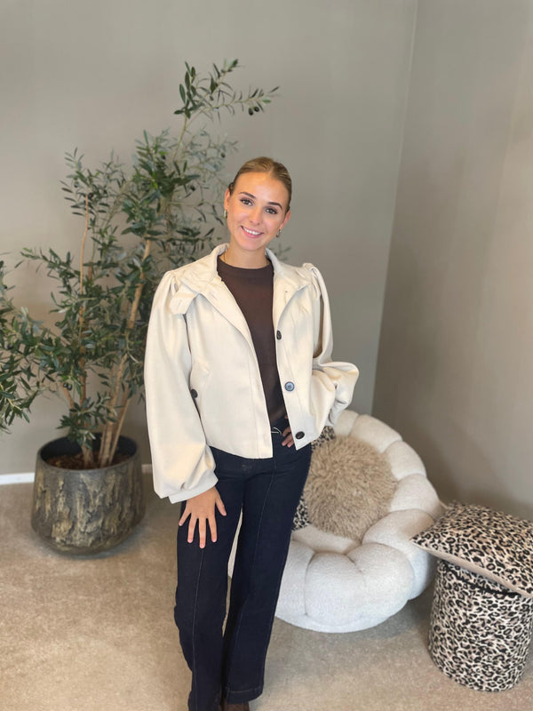 Jasje pofmouw beige