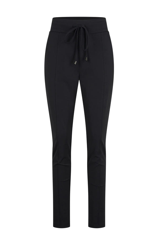 Mi Piace - Travelbroek smalle pijp zwart