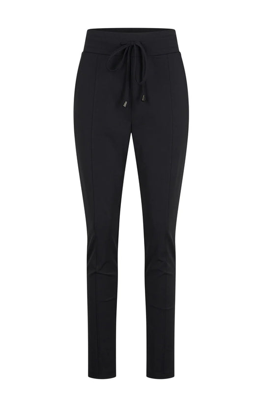 Mi Piace - Travelbroek smalle pijp zwart