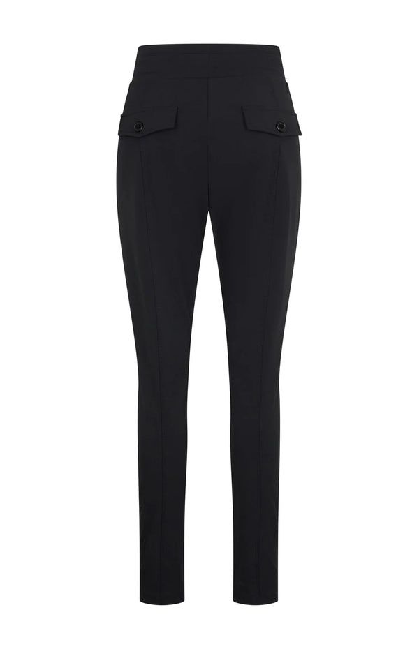 Mi Piace - Travelbroek smalle pijp zwart