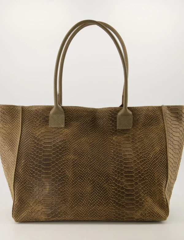 Lindy small snake taupe