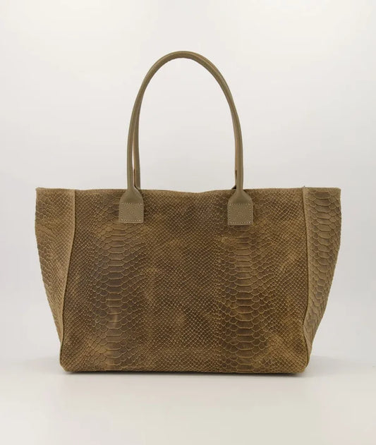 Lindy small snake taupe