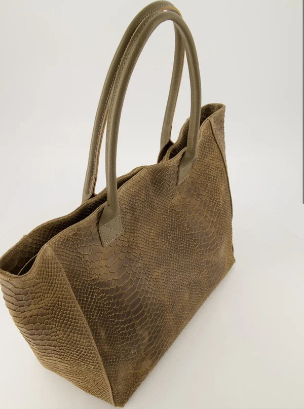 Lindy small snake taupe