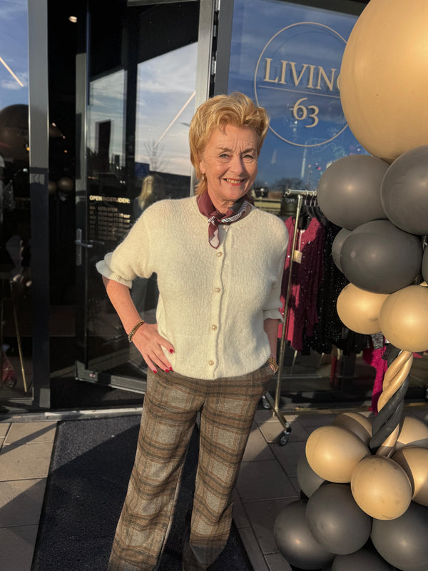 Vestje Paige gebroken wit