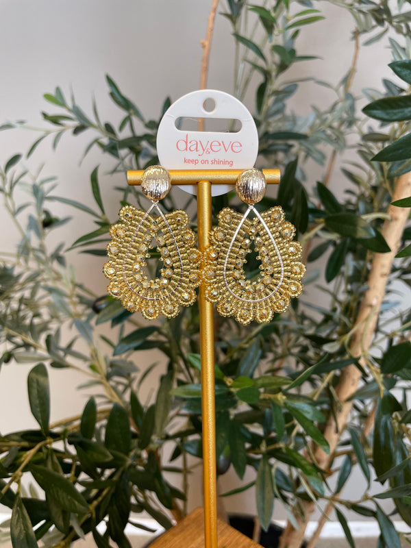 Oorbel Day & Eve Indy goud