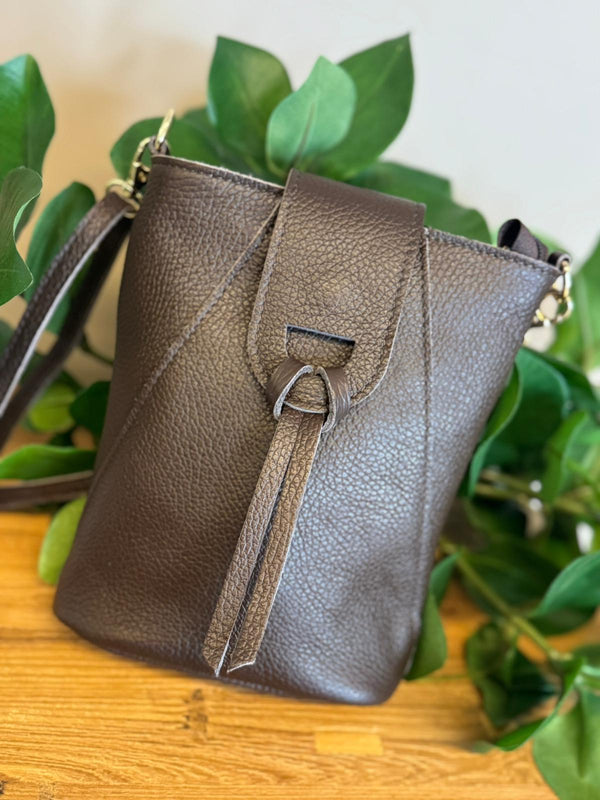 Telefoontas Tessa bruin