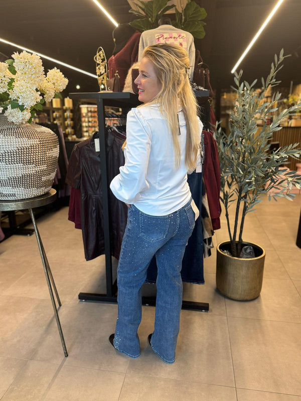 Jeans glitter H965-3