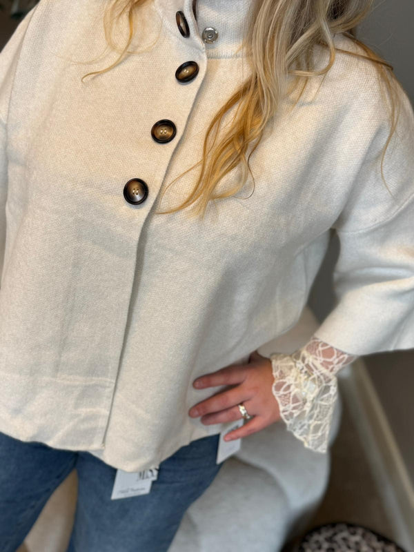 Vest Bibi gebroken wit